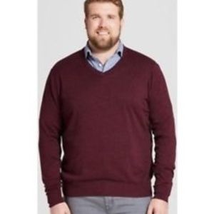 Goodfellow u0026 Co | Sweaters | Goodfellow Co Mens Vneck Burgundy Sweater |  Poshmark